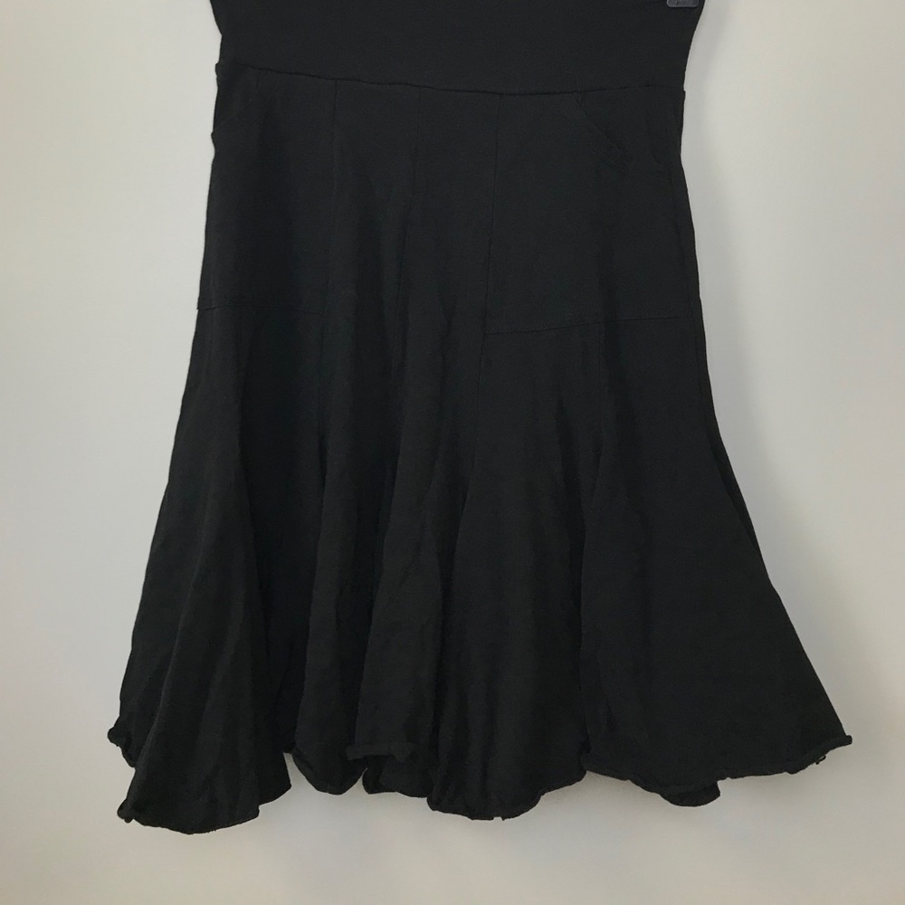 Soft Pleated Black Skirt